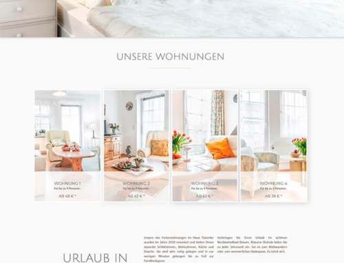 Webdesign | Ferienwohnungen Haus Tümmler